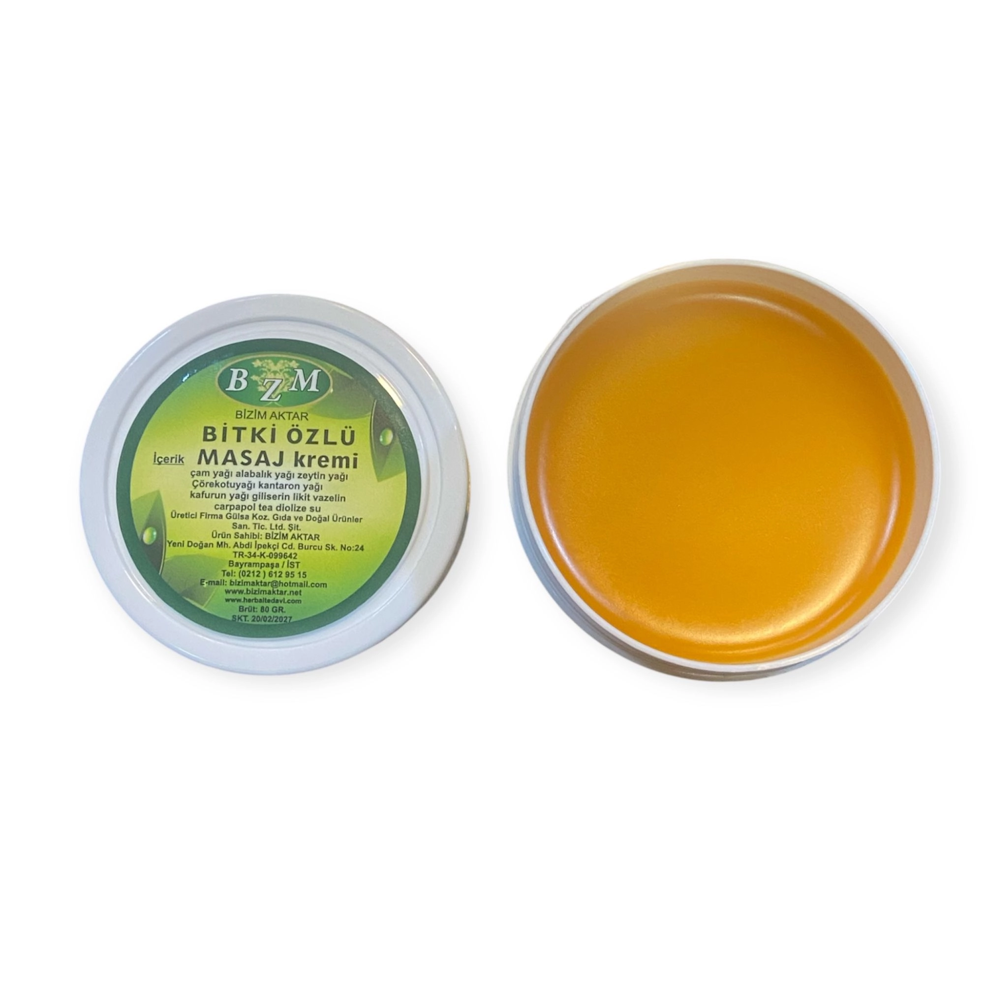 BZM BİTKİSEL MASAJ KREMİ (3 LÜ  )