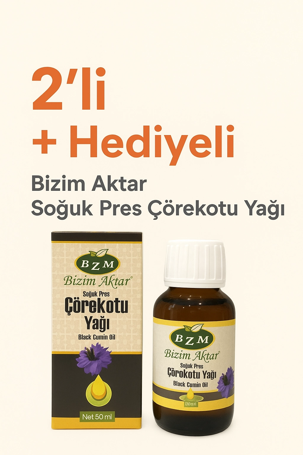 BZM ÇÖREK OTU YAĞI (50ML) 3AL2ÖDE