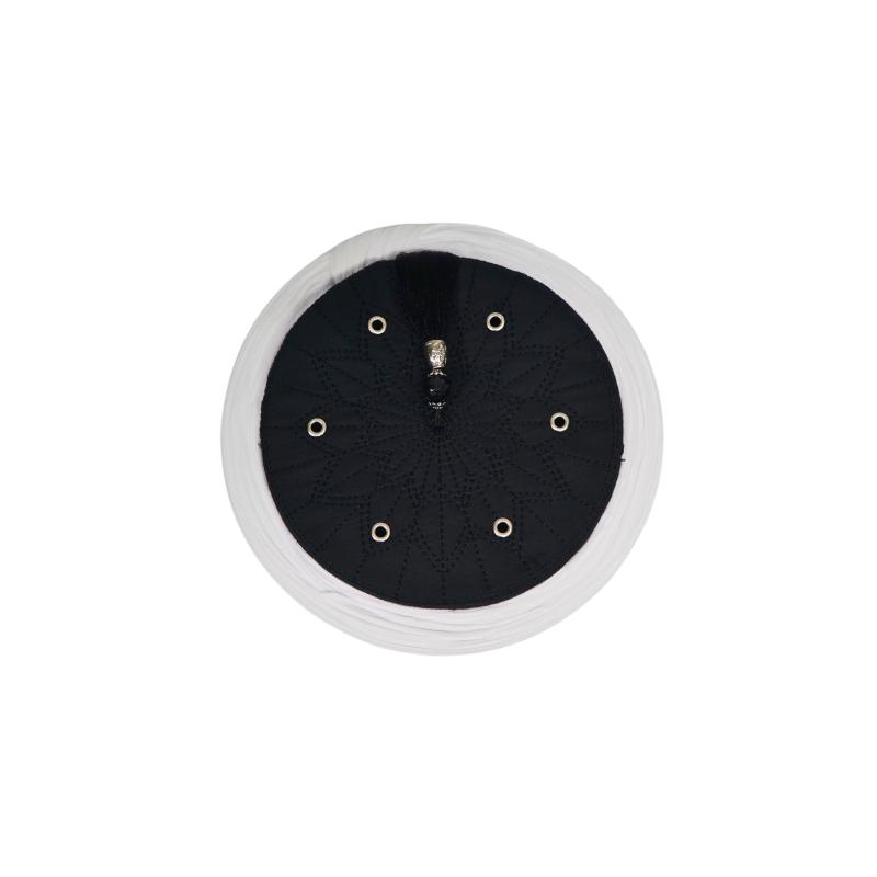 İmam Sarığı-Siyah Takke-Düz Sarım-Kapsüllü-7 metre