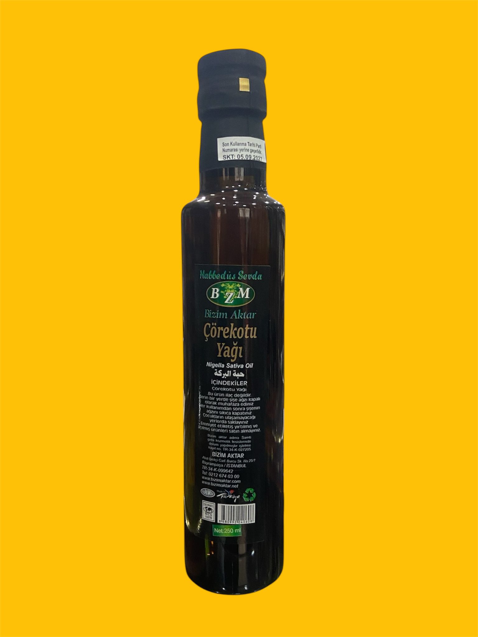 BZM ÇÖREK OTU YAĞI (250ML)