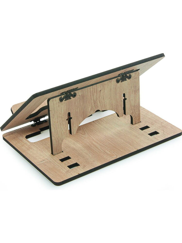 Masaüstü Kadameli Ayarlanabilir Ahşap Kızımın  Rahlesi Ve Kitap Okuma Standı  (32 x 23 cm)