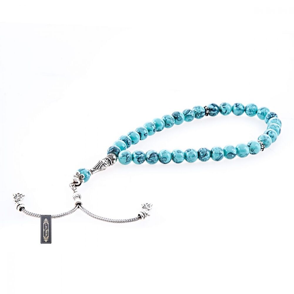 Hediyelik Kur’an-ı Kerim, Lüks Esans, Tesbihli Set - Turkuaz