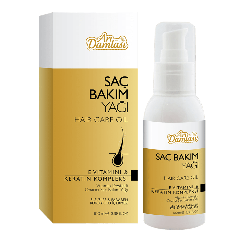 Bitkisel İçerikli Saç Bakım Yağı 100 mL
