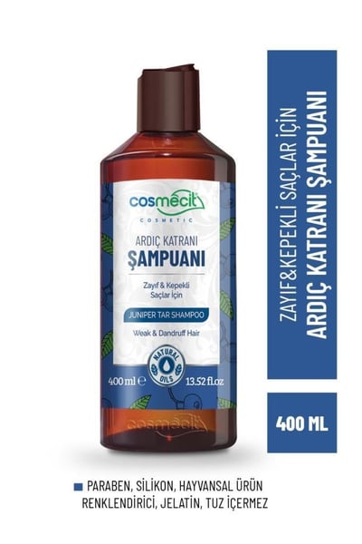 Cosmecit Ardıç Katranı Şampuanı 400 Ml