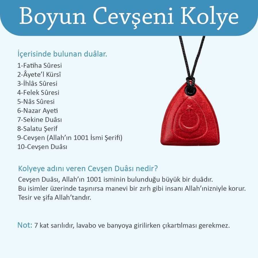 Boyun Cevşeni - Yeşil Renk (Cevşenü’l Kebir)