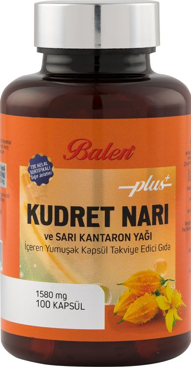 Balen Kudret Narı ve Sarı Kantaron Yağı İçeren Yumuşak Kapsül