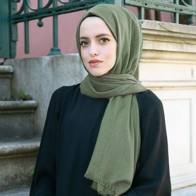 Hediyelik Haki Pamuklu Şal, Kahverengi Takke, Zikirmatik, Alkolsüz Esans 3 ml-167 gr