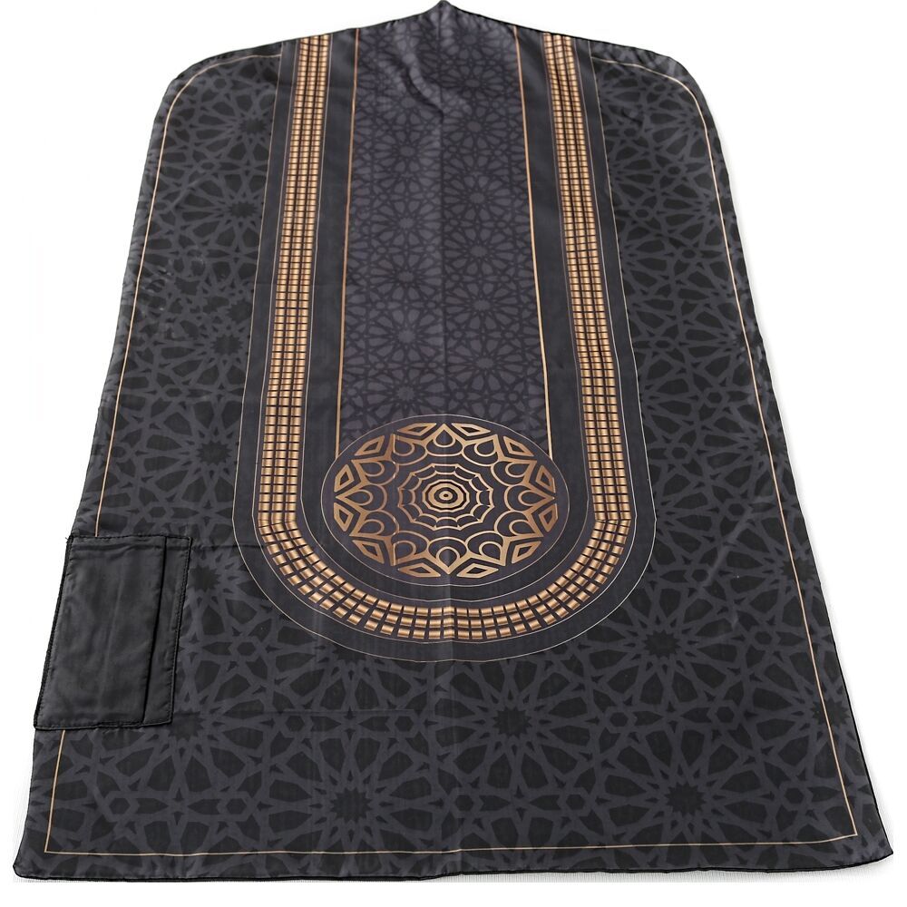 Cep Seccadesi Cepli Özel Tasarım - Siyah 58x110 cm - 83 gr