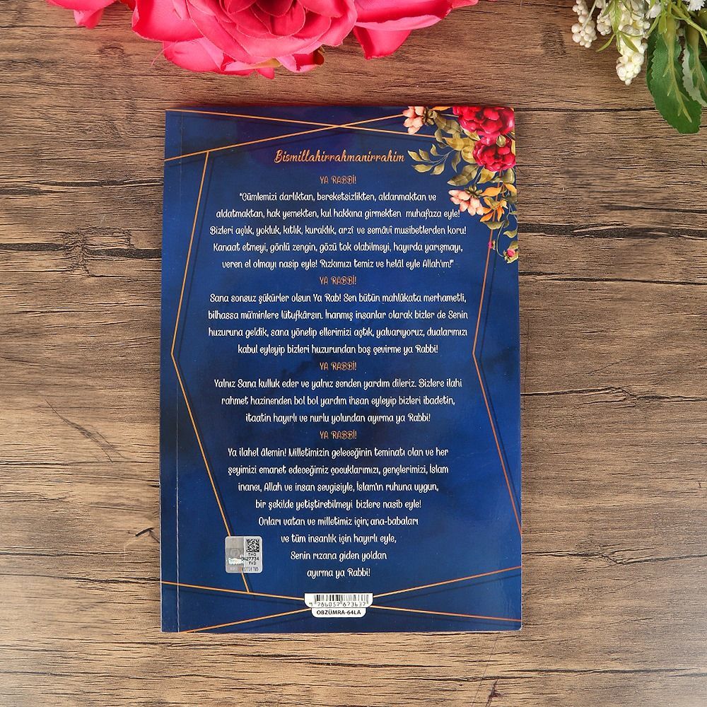 Yasin Kitabı 10 Adet Ortaboy 16×24, 64 Sayfa İsme Özel Etiketli Mevlüt Hediyeliği-Mavi