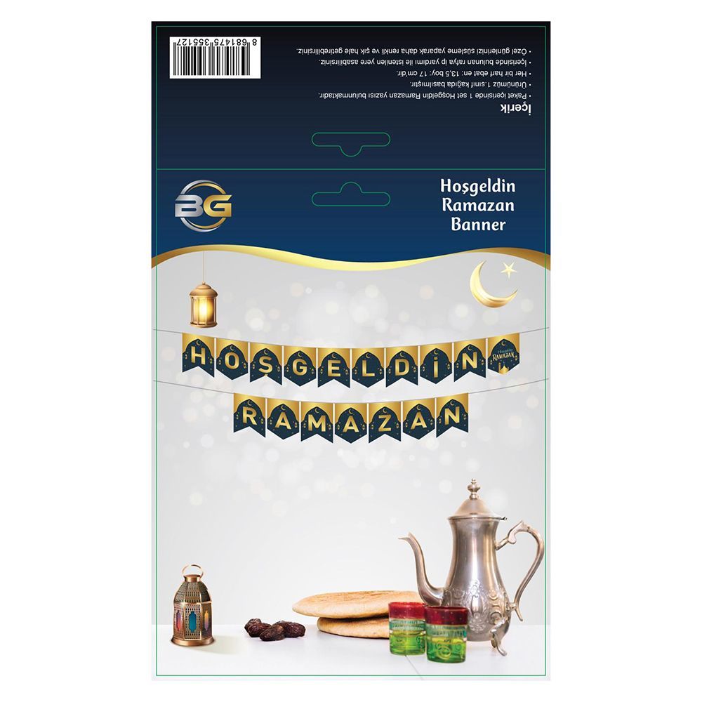 Ramazan Süsü Hoşgeldin Ramazan Banner