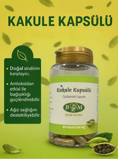 BZM Kakule Kapsülü 60’lı 600 mg
