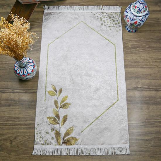 Hediyelik Seccade Hüma Krem 65x115 cm - 320 gr