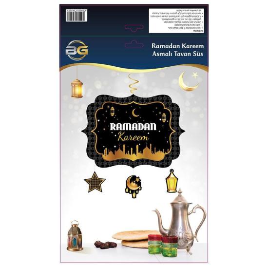 Ramazan Süsü Asmalı Tavan Süs Ramadan Karaem(130 x 33 cm)