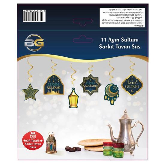 Ramazan Süsü 11 Ayın Sultanı Sarkıt Tavan Süsü Ramadan Kerim