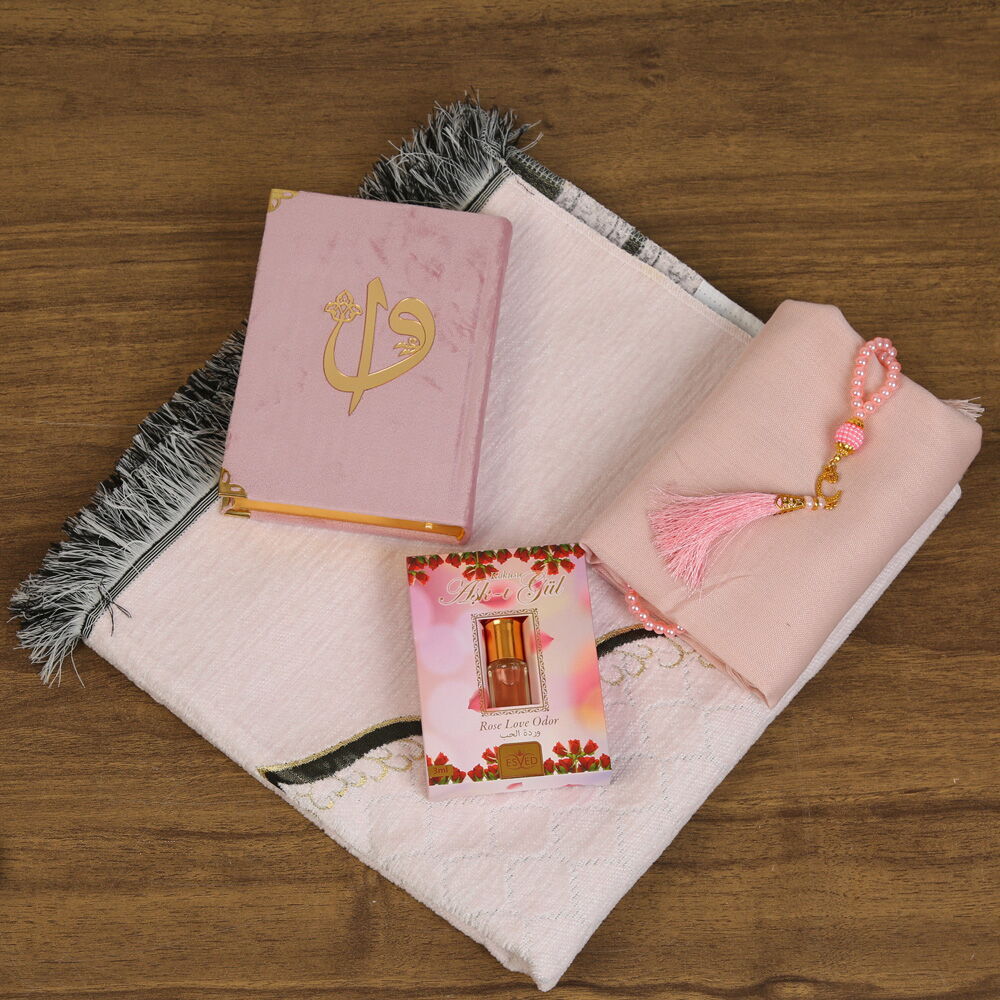 İsme Özel Anneye Hediye Ahşap Kutu Seti-Pembe