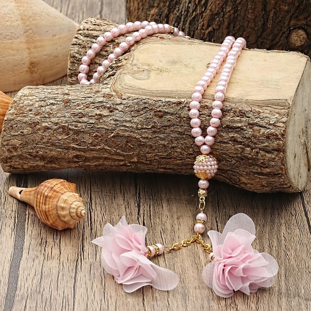 Anneler Günü Hediyesi Termo  Yasin Kitabı, Seccade, Güllü Tesbihli Set-Pembe