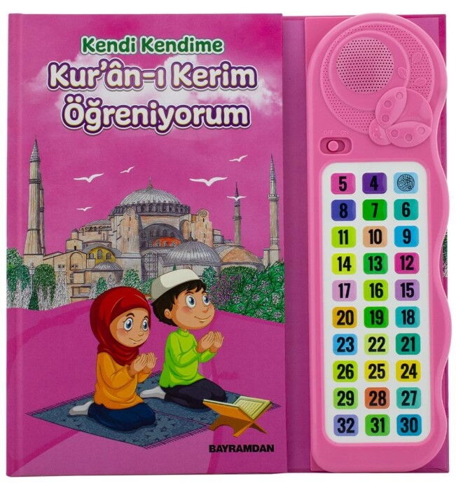 Kendi Kendime 10 Saat’de Kuran Öğreniyorum Sesli Cihazlı Kitap Pembe