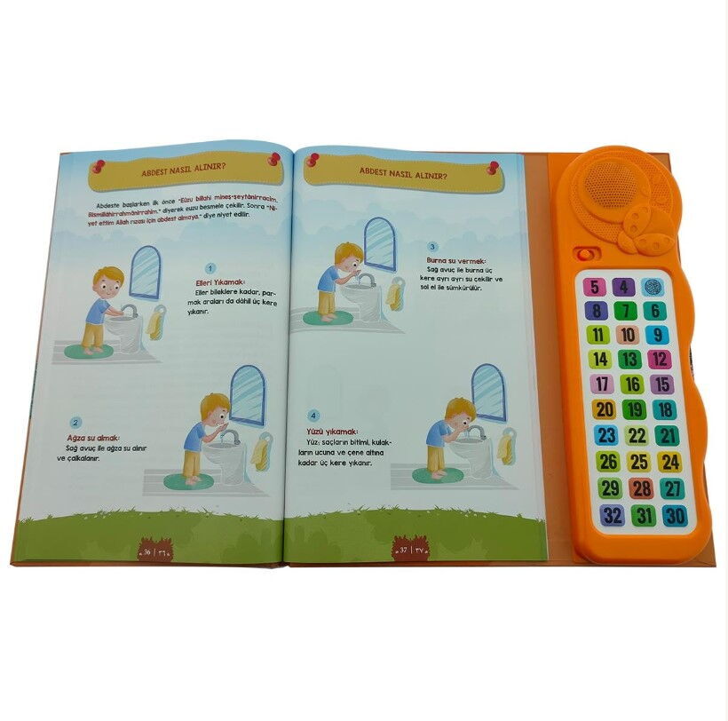 Kendi Kendime 10 Saat’de Kuran Öğreniyorum Sesli Cihazlı Kitap Turuncu